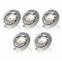 B.K.Licht lot de 5 spots LED encastrables orientables dimmables