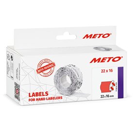 Meto Étiquettes pour étiqueteuse manuelle