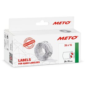 Meto Étiquettes pour étiqueteuse manuelle