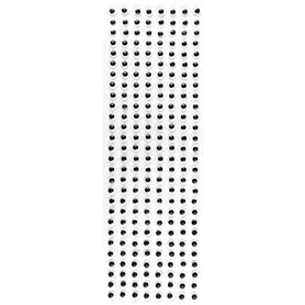 Ideen mit Herz Lot de 670 yeux mobiles autocollants - Diamètre : 8 mm - Noirs - Yeux à coller pour figurines faites soi-même