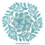 Ideen mit Herz Lot de 124 lettres en bois et chiffres en bois | Lettres majuscules et minuscules de A à Z | Chiffres de 0 à 9 | 