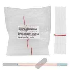 Idena divers Tubes en plastique avec bouchon