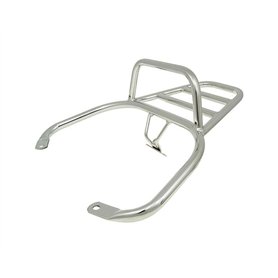 2extreme Porte-Bagages fixé Chromé Compatible pour Vespa Vespa LX 50 2T/4T