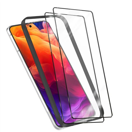 NALIA Kit [3-in-1] 2x Verre Trempé & 1x Applicateur compatible avec Samsung Galaxy S24 Verre
