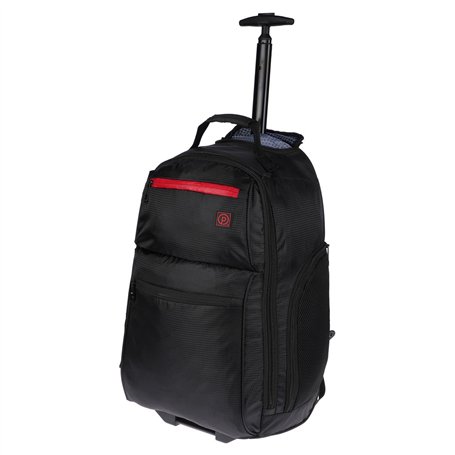 Christian Wippermann Valise à roulettes d'affaires pour femme - Grand sac à dos de voyage avec roulettes