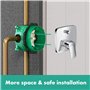 hansgrohe Crometta E Pack encastré avec mitigeur mécanique Logis, chromé, 27957000