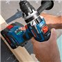 Perceuse-visseuse sans-fil Bosch Professional BITURBO GSR 18V-150 C (couple maxi 150 Nm, module de connectivité, 2 batteries Pro