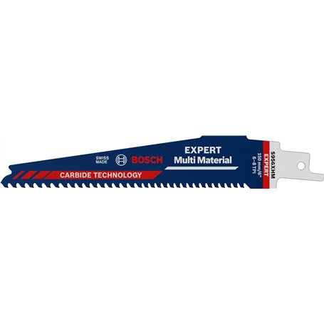 Bosch Professional 1x Lame de scie sabre Expert `Multi Material` S 956 XHM (pour Fonte