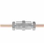 2m Tuyau de Frein Ø 4,75 mm en Cuivre Cupro Nickel + 6 raccords mâles + 3 Connecteurs femelles M10 x 1 DIN 74 234 Kit Freinage 3