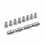 3m Tuyau de Frein Ø 4,75 mm en Cuivre Cupro Nickel + 8 raccords mâles + 4 Connecteurs femelles M10 x 1 DIN 74 234 Kit Freinage 3