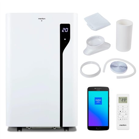MEDION Smart Climatiseur Mobile P1200 (12000 BTU