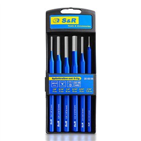 S&R Chasse Goupilles Montre Jeu 6 pièces Chasse-clous en CR-V 1