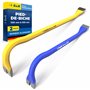 S&R 2 Pieds-de-Biche Professionnels 50 cm et 80 cm – Arrache-Clous Pied de Vache Pince à décoffrer Bois Clous Palettes et Matéri