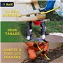 S&R 2 Pieds-de-Biche Professionnels 50 cm et 80 cm – Arrache-Clous Pied de Vache Pince à décoffrer Bois Clous Palettes et Matéri