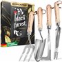 GRÜNTEK Kit Outils de Jardin Haut de Gamme. Ensemble avec Pelle de Jardin