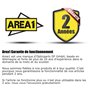 Area1 Rétroviseurs Scooter Universel Retroviseur Latéral Homologué E, Certification CE (2xM8 Filetage à droite + 1xM8 gauche) co