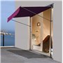 Quick Star Store de Balcon à Pince - 300 x 130 cm - Bordeaux - Protection Solaire - Toit de terrasse - Hauteur réglable de 200 à