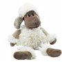 HEITMANN DECO - Butoir de porte en forme de mouton avec jambes d'elfe - Blanc/marron - Environ 26 cm - 1 kg