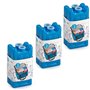 meberg PF12986BO_x3 Lot de 6 mini blocs réfrigérants compacts de 10 cm chacun Idéal pour boîte à lunch