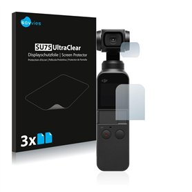 savvies Protection Ecran pour DJI Osmo Pocket (Affichage + Lentille) (6 Pièces) - Film Protection Ultra Clair