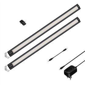ledscom.de Luminaire d'agencement LED SIRIS noir mat