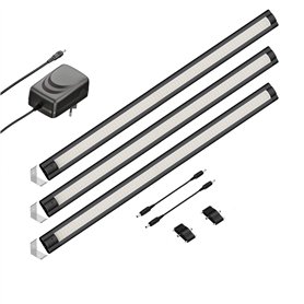 ledscom.de Luminaire d'agencement LED SIRIS noir mat