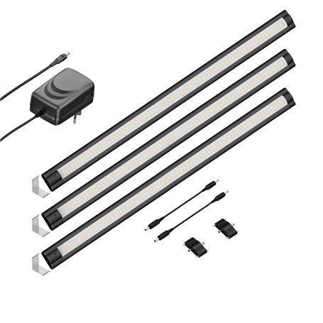 ledscom.de Luminaire d'agencement LED SIRIS noir mat