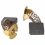 vhbw 2x balais charbon 7 x 18 x 16 mm remplace Makita CB-203, 191953-5, CB-203A pour outil électrique + ressort