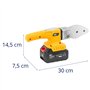 MSW Poste à souder électrofusion sans fil 350 W avec 3 Mandrins chauffants 20-32 mm jusqu'à 320 °C - Soudeuse pour PE Machine à 