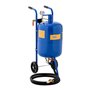 MSW Sableuse Mobile Pneumatique Aérogommeuse Mini Petite Machine À Sabler Machine Appareil De Sablage Portative MSW-MS40A (40 l,