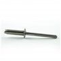 Eisenwaren2000 Rivets aveugles 4,8 x 35 mm (lot de 30) - Avec tête plate - Rivets pop DIN 7337 - ISO 15983 - Rivet - Acier inoxy