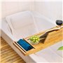 Navaris Matelas de Bain avec Coussin - Matelas Baignoire 125x42cm avec Repose-Tête - 13 Ventouses - Air Mesh - Accessoire Confor