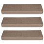 Navaris Griffoir pour Chats - Set 3X grattoir pour Chat en Carton ondulé 41 x 13 x 3 cm - Protection XXL canapé Meuble Mur - pou