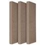 Navaris Griffoir pour Chats - Set 3X grattoir pour Chat en Carton ondulé 41 x 13 x 3 cm - Protection XXL canapé Meuble Mur - pou