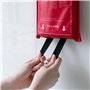 Navaris Couverture Anti-Feu - Bâche Ignifuge Anti-Incendie 1,2 x 1,2 m en Fibre de Verre - Protection pour Cuisine Bureau Maison
