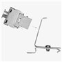 kwmobile 4X Module Keystone RJ45 Cat 6a - Modules de Brassage pour Branchement Câble RJ45 - Connecteur Blindé avec Support pour 