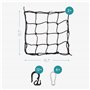Navaris Lot 2 Filets Moto – 2X Filet araignée avec 12 Crochets en Plastiques et 6 mousquetons – 39,88 x 39,88 cm Transport Casqu