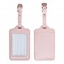 kwmobile 2X Étiquette Bagage pour Valise - Lot 2X Tag Porte-étiquette pour Valise et Sac de Voyage avec Carte nom adresse numéro