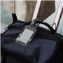 kwmobile 2X Étiquette Bagage pour Valise - Lot 2X Tag Porte-étiquette pour Valise et Sac de Voyage avec Carte nom adresse numéro