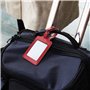 kwmobile 2X Étiquette Bagage pour Valise - Lot 2X Tag Porte-étiquette pour Valise et Sac de Voyage avec Carte nom adresse numéro