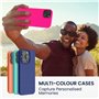 kwmobile Housse Compatible avec Apple iPhone 14 Coque - Coque de téléphone Fine avec Finition Douce - Rose Fluo