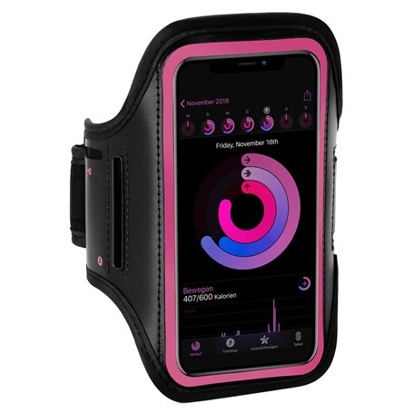 ONEFLOW Brassard de sport pour téléphone portable compatible avec Samsung Galaxy S10 - Bracelet de fitness - Bracelet de course