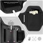 ONEFLOW Brassard de sport pour téléphone portable compatible avec Samsung Galaxy S10 - Bracelet de fitness - Bracelet de course 