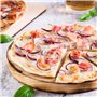 GGM Gastro | MPOJ175 | Mini four électrique à pizza/tarte flambée - 2x 33cm - Manuel