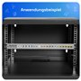 hb-digital Panneau de brassage modulaire 24 ports pour module Keystone RJ45 19" CAT 5 CAT 6 CAT 7 pour armoire réseau LAN Profes