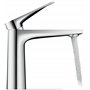 Duravit Tulum by Starck Mitigeur monocommande de lavabo, Robinet lavabo, Taille M (hauteur de sortie 122 mm), Robinet salle bain