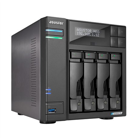 Asustor AS6604T Serveur de Stockage 4 Baies 8To Disque Dur : IronWolf 4X 2To
