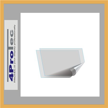 4ProTec | 2 films de protection d'écran transparents à découper soi-même 297 x 210 mm (format A4)