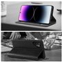 cadorabo Housse Compatible avec Samsung Galaxy Note 10 Plus en Noir COMÈTE - Coque de Protection avec Fermeture magnétique, Fonc