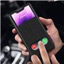 cadorabo Housse Compatible avec Samsung Galaxy Note 10 Plus en Noir COMÈTE - Coque de Protection avec Fermeture magnétique, Fonc